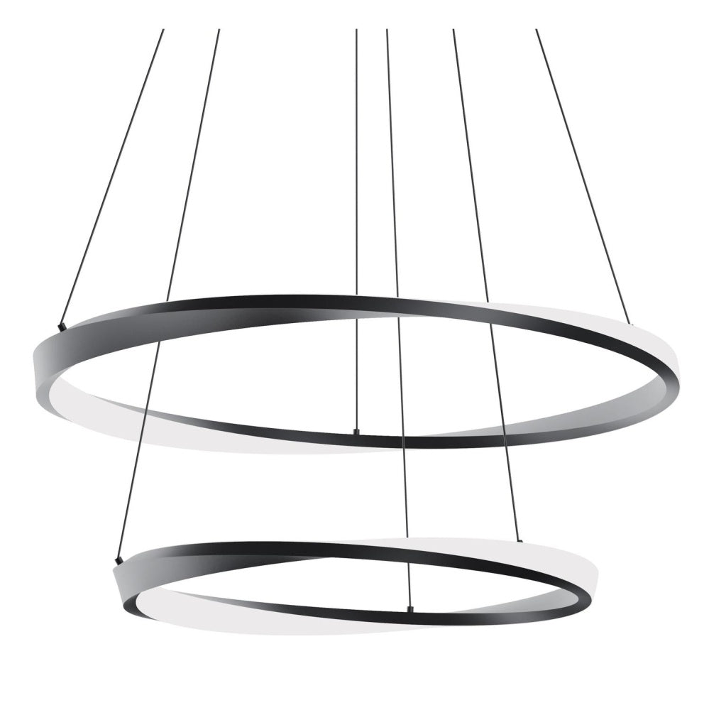 AFX OBRP3240LAJUDBK Oberon 40'' Double LED Pendant 120-277V 60W 5CCT B