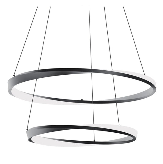 AFX OBRP3240LAJUDBK Oberon 40'' Double LED Pendant 120-277V 60W 5CCT B