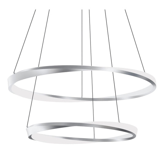 AFX OBRP3240LAJUDSN Oberon 40'' Double LED Pendant 120-277V 60W 5CCT S