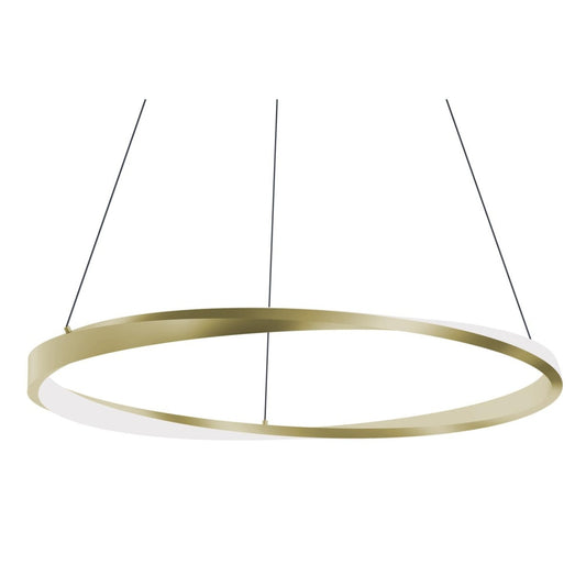 AFX OBRP40LAJUDLB Oberon 40'' Single LED Pendant 120-277V 40W 5CCT LB