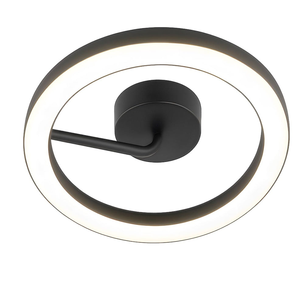 AFX ONEF18LAJUDBK One 18'' LED Flush Mount 120-277V 30W 5CCT BK
