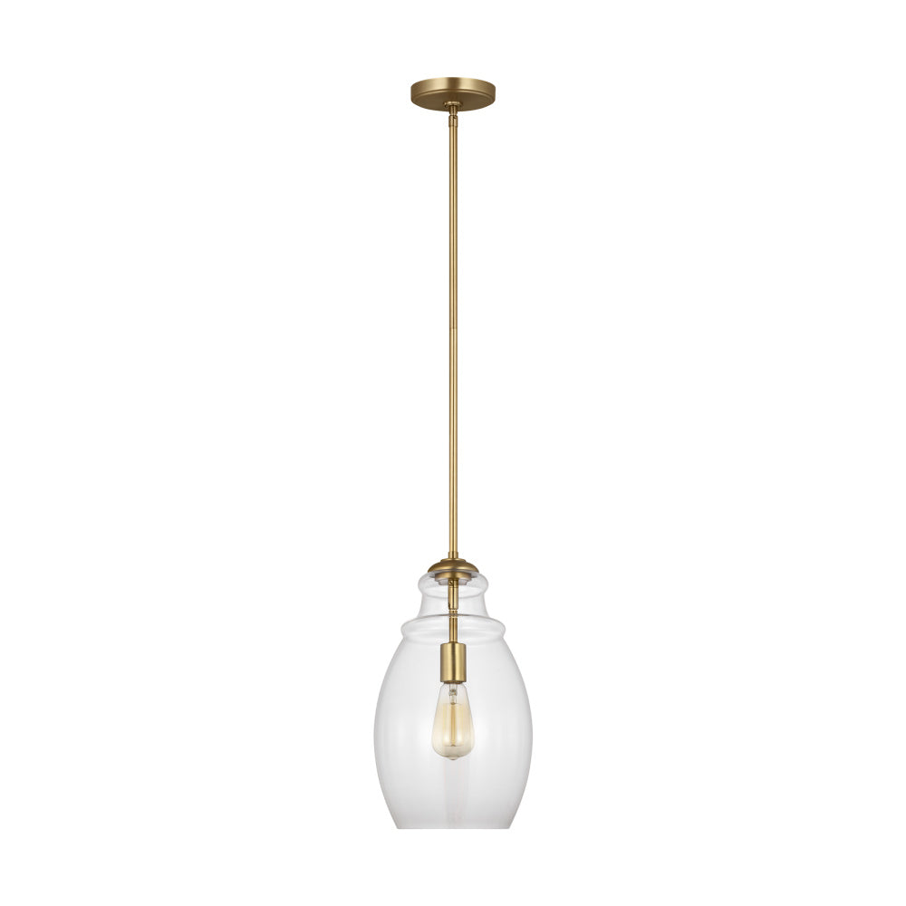 Generation Lighting P1484SB Marino One Light Pendant