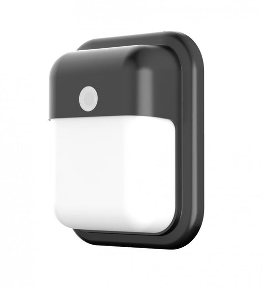 AFX PATW0608LAJENBK Patton 8'' Outdoor LED Sconce 12W 120V 3CCT BK