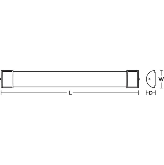 AFX PCV4806LAJENSN Pacific 48'' LED Vanity 120V 36W 5CCT SN