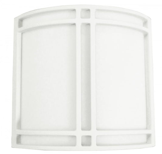 AFX RDS11101600L41WH Radio Wall Sconce - White Finish - White Acrylic