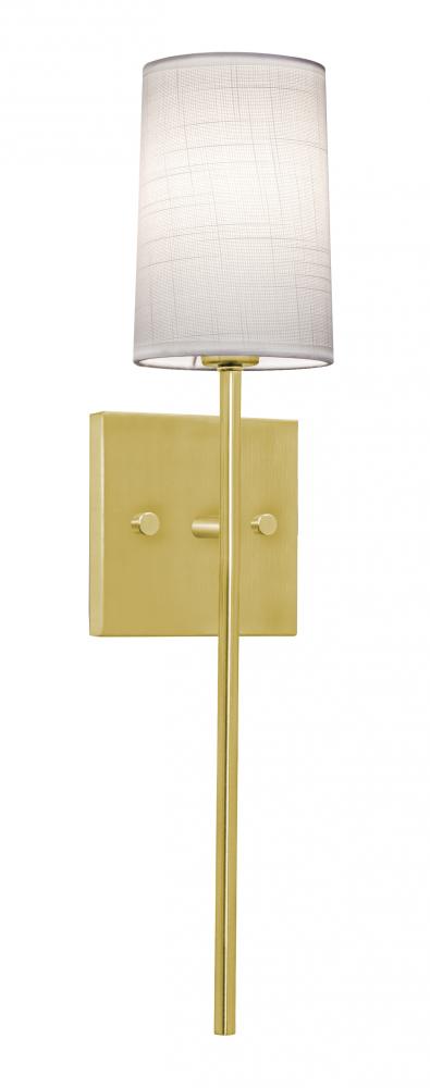 AFX ROSS0420CBSB Rose 1 Light Sconce CB SB