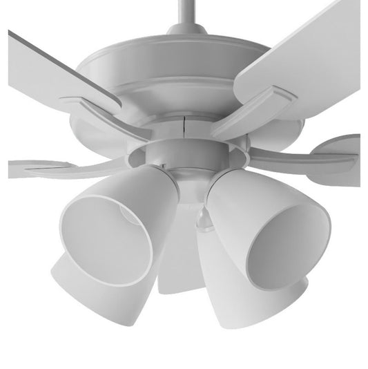 AFX SBGN525MACWHWH-4L Sandberg 52'' Fan AC White Finish 4 Light Kit