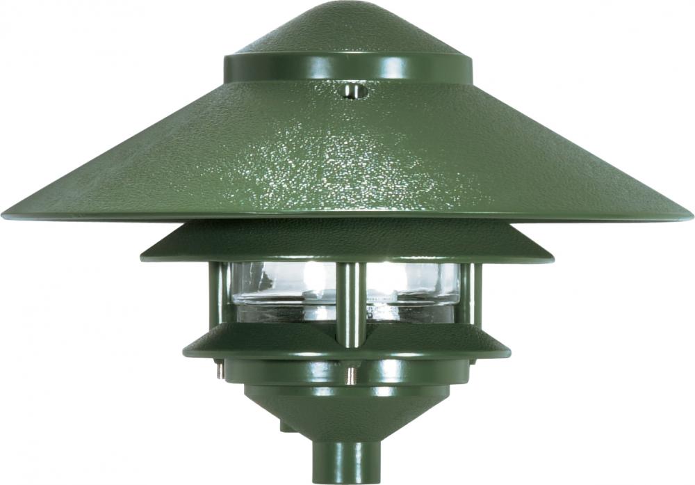 Nuvo SF76-634 1 Light - 8" Pathway Light - Two Louver - Large Hood - G