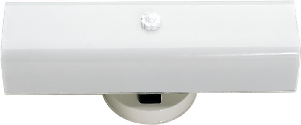 Nuvo SF77-087 2 Light - 14" Vanity with White "U" Channel Glass - Whit