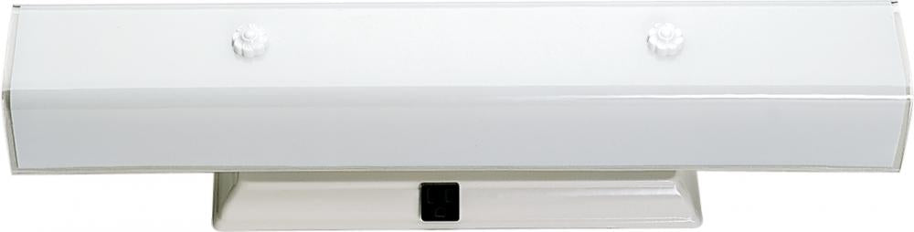Nuvo SF77-088 4 Light - 24" Vanity with White "U" Channel Glass - Whit