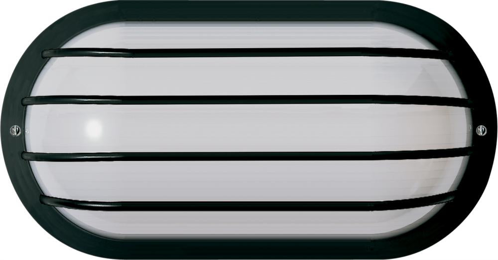 Nuvo SF77-857 1 Light - 10" Oval Cage Polysynthetic Body and Lens - Bl