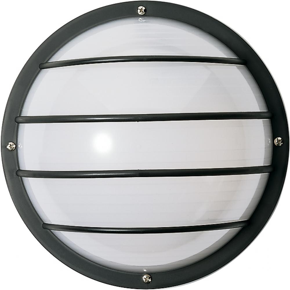 Nuvo SF77-859 1 Light - 10" Round Cage Polysynthetic Body and Lens - B