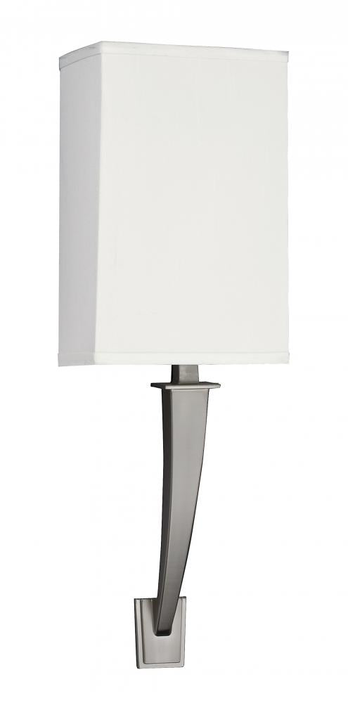 AFX SHS061807LAJUDSNLA Sheridan LED Sconce - SN w/ Linen