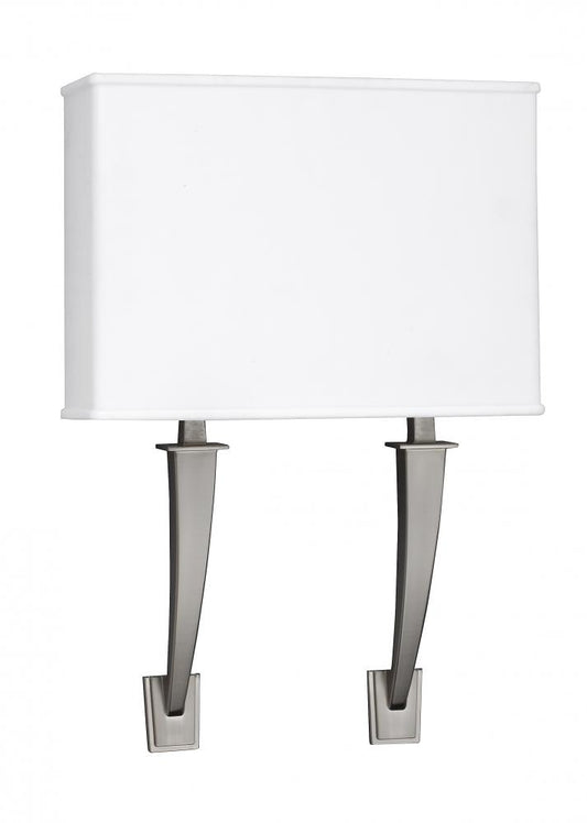 AFX SHS121814LAJUDSNLA Sheridan LED Sconce - Satin Nickel Finish - Lin