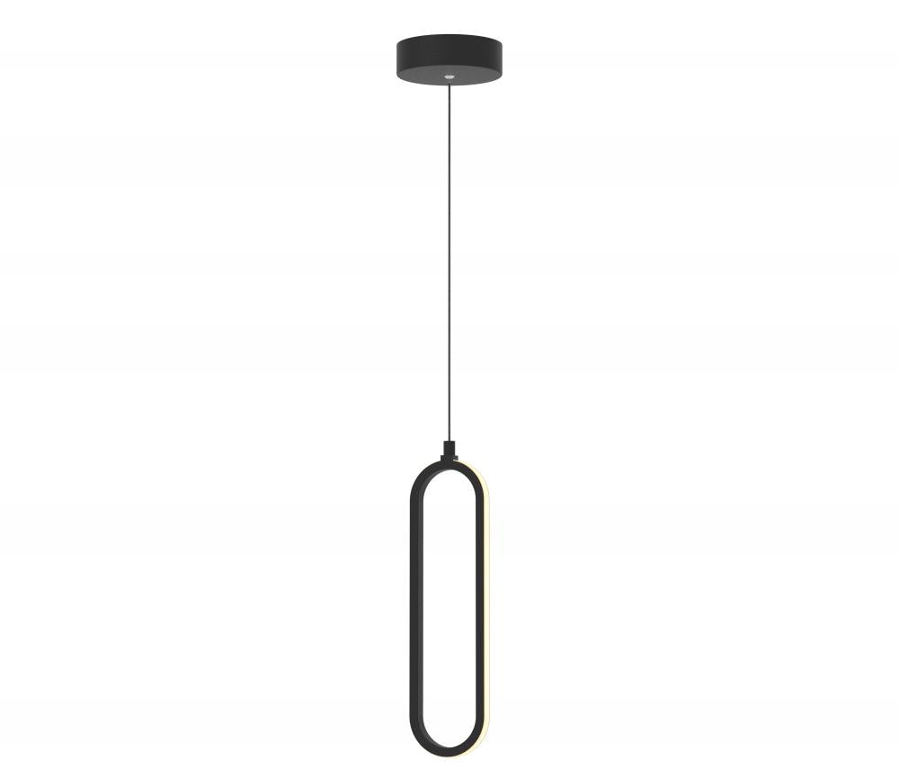 AFX SIEP12LAJD1BK Sienna 12'' LED Pendant 10W 120V BK