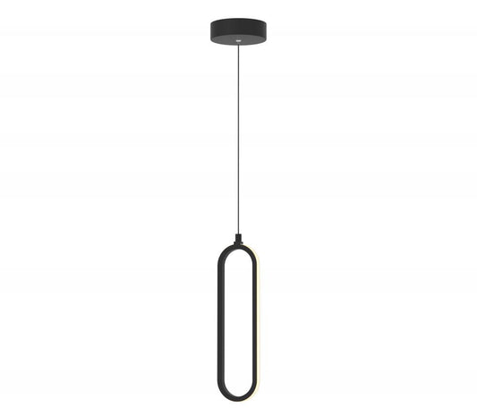 AFX SIEP12LAJD1BK Sienna 12'' LED Pendant 10W 120V BK
