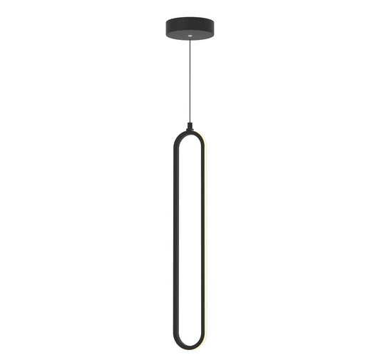 AFX SIEP24LAJD1BK Sienna 24'' LED Pendant 19W 120V BK