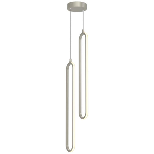 AFX SIEP24LAJD1NPRND2 Sienna 24'', 2 Lt LED Pendant 25W 120V 5CCT NP