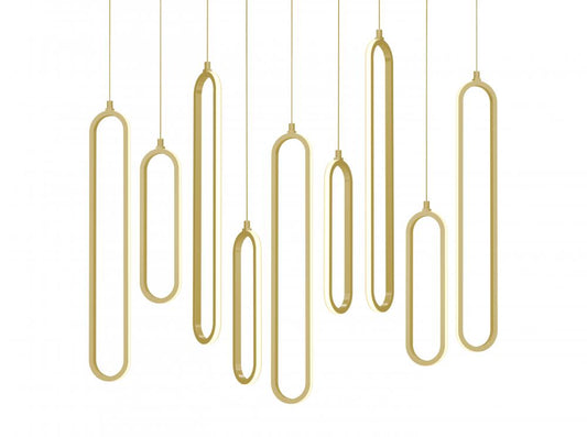 AFX SIEP99LAJD1GDLNR9 Sienna 36'' LED Linear Pendant 135W,5 CCT,GD