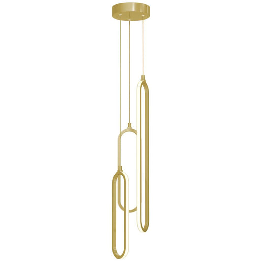 AFX SIEP99LAJD1GDRND3 Sienna 3 Lt LED Pendant 25W 120V 5CCT GD