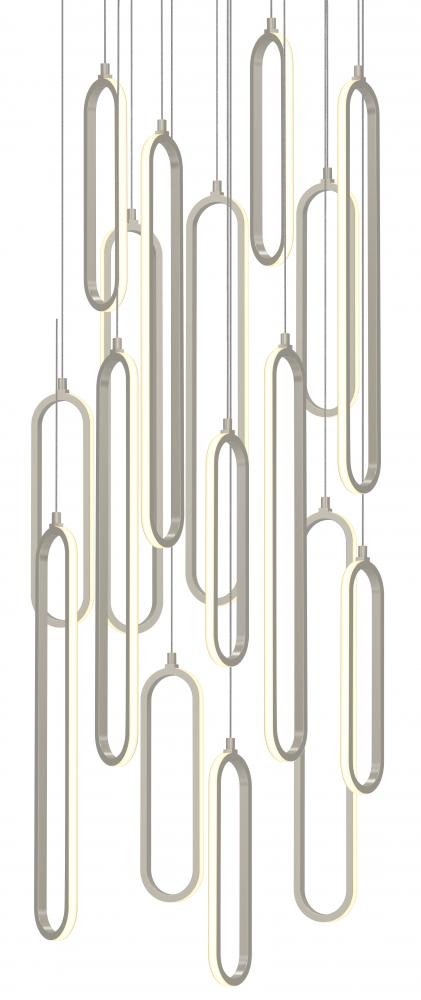AFX SIEP99LAJD1NPRND16 Sienna 24'' LED Round Pendant 232W,5 CCT,NP