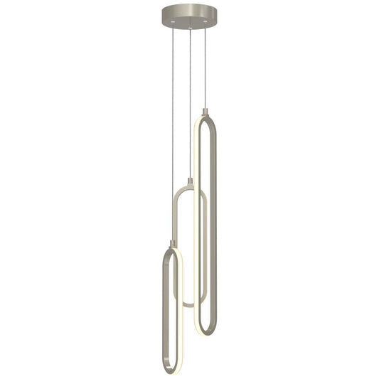 AFX SIEP99LAJD1NPRND3 Sienna 3 Lt LED Pendant 25W 120V 5CCT NP