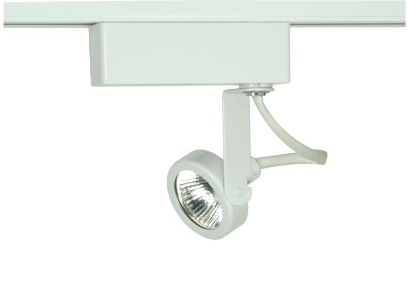 Nuvo TH238 1 Light - MR16 - 12V Track Head - Gimbal Ring - White Finis