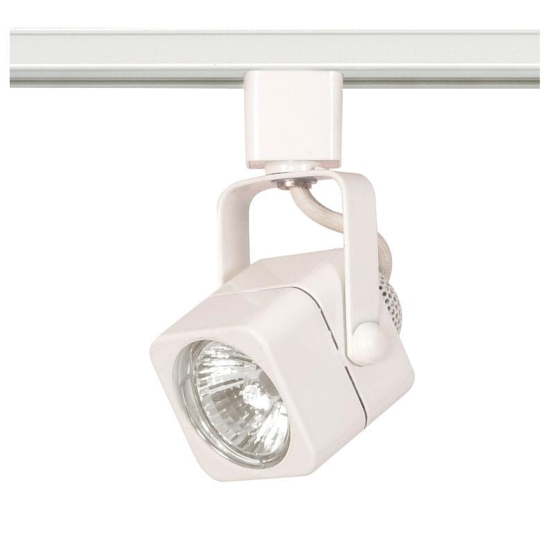 Nuvo TH312 1 Light - MR16 - 120V Track Head - Square - White Finish