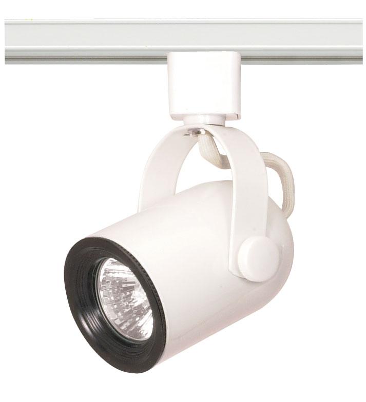 Nuvo TH315 1 Light - MR16 - 120V Track Head - Round Back - White Finis