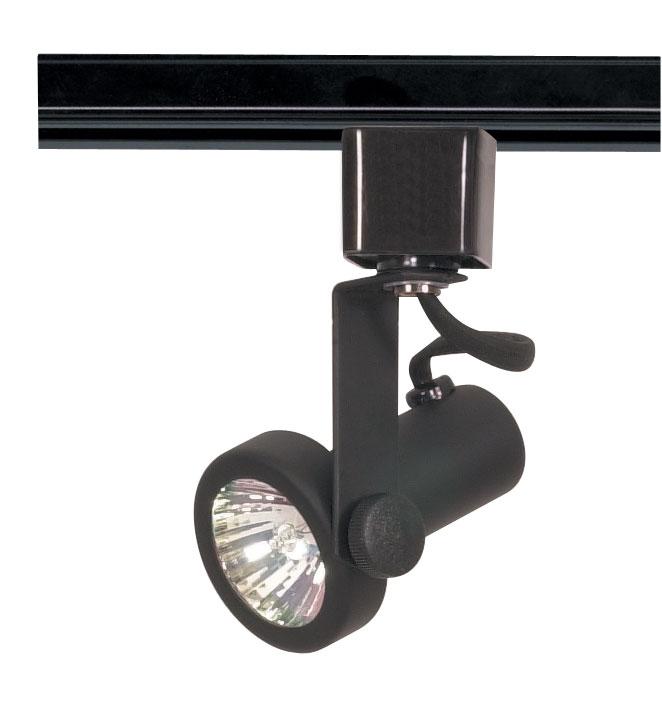 Nuvo TH322 1 Light - MR16 - 120V Track Head - Gimbal Ring - Black Fini