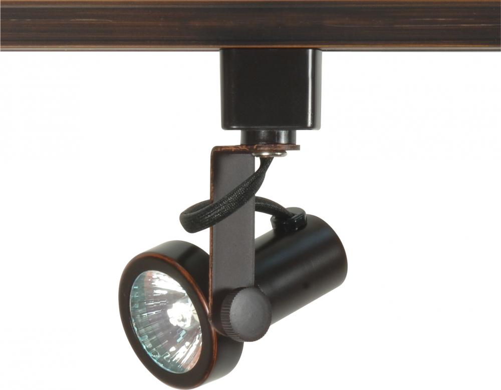 Nuvo TH352 1 Light - MR16 - 120V Track Head - Gimbal Ring - Russet Bro