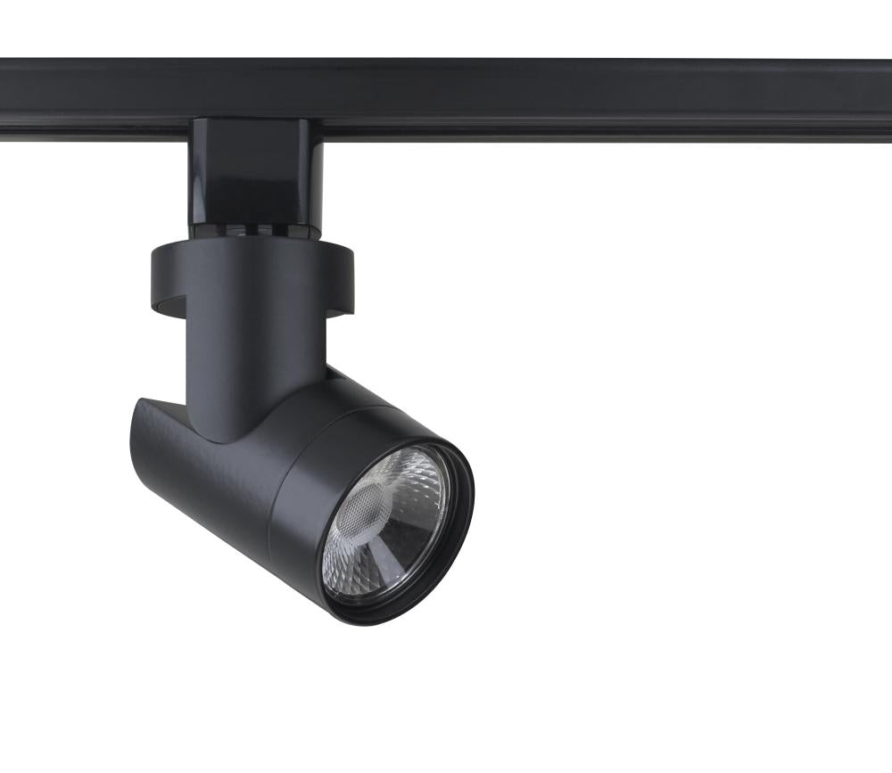 Nuvo TH434 LED 12W Track Head - Barrel - Black Finish - 36 Degree Beam