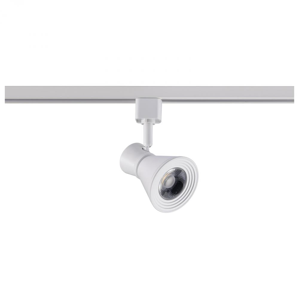 Nuvo TH642 12 Watt LED Cinch Track Head; 3000K; Matte White Finish