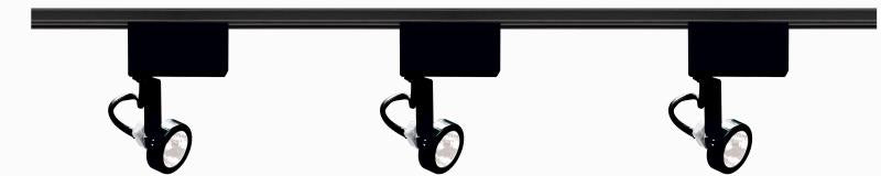 Nuvo TK315 3 Light - MR16 - Gimbal Ring Track Kit - 4 foot Track - Low