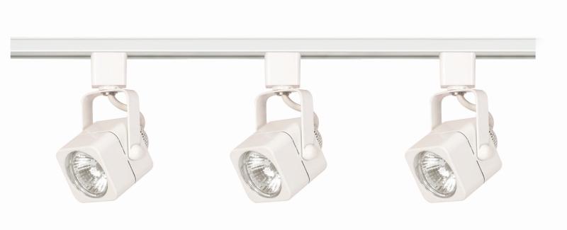 Nuvo TK345 3 Light - MR16 - Square Track Kit - 4 foot Track - Line Vol