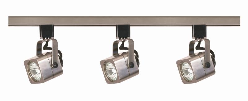 Nuvo TK347 3 Light - MR16 - Square Track Kit - 4 foot Track - Line Vol