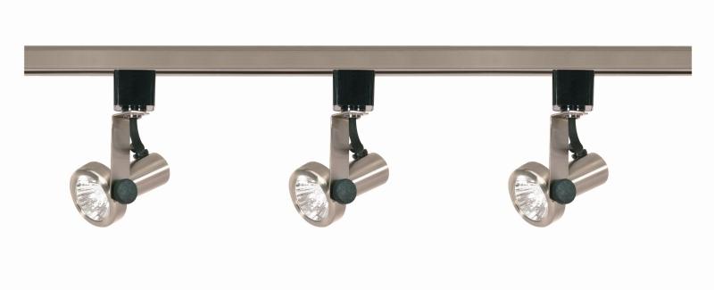 Nuvo TK353 3 Light - MR16 - Gimbal Ring Track Kit - 4 foot Track - Lin
