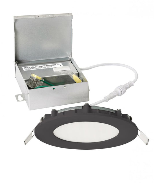 AFX TUCF04LAJD1BK Tuck 4'' LED Flushmount 5CCT 120V Black