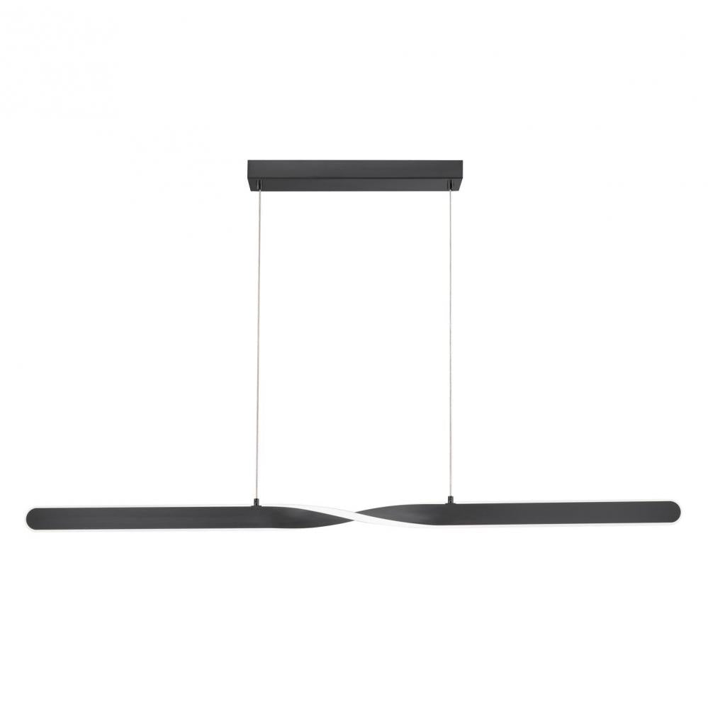 AFX TWTP48L30D1BK Twist 48'' Pendant 40W 120V BK