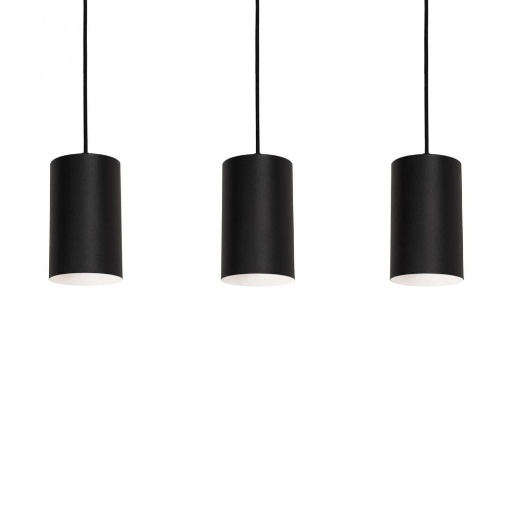 AFX TYKP04MBBKLNR3 Tyke 36'' 3 Light Linear Pendant - BK