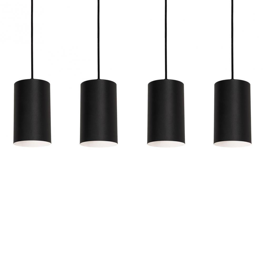 AFX TYKP04MBBKLNR4 Tyke 36'' 4 Light Linear Pendant - BK