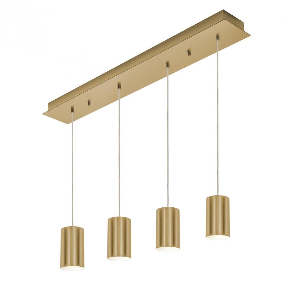 AFX TYKP04MBSBLNR4 Tyke 4 Light Linear Pendant MB 120V,SB