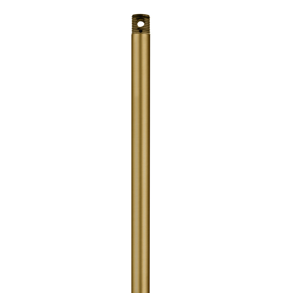 Generation Lighting DRT12BBS 12" Threaded Downrod - Burnished Brass