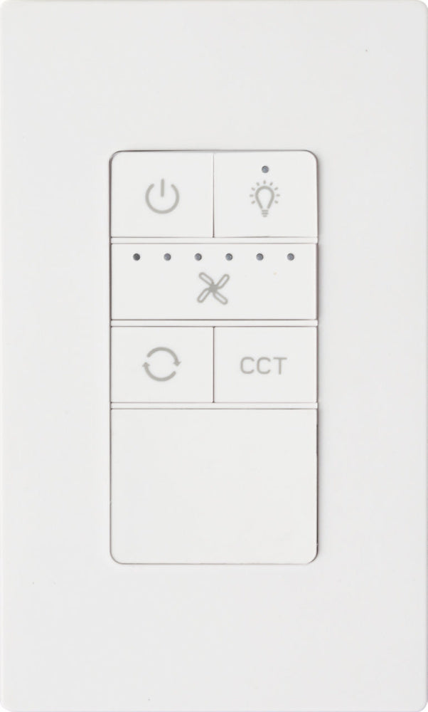 Generation Lighting ESSWC-14 6 - Speed with Dimmer and Reverse Hardwire Bond Wall Control for Smart Fans in White