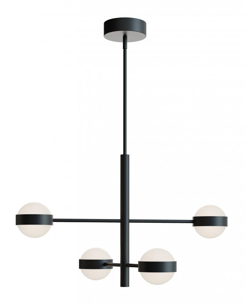 AFX VRNP2X4LAJUDBK Verona 4 Light LED Pendant,120-277V,40W,5 CCT,BK