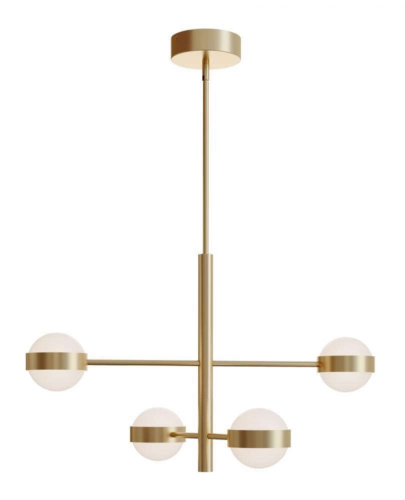 AFX VRNP2X4LAJUDLB Verona 4 Light LED Pendant,120-277V,40W,5 CCT,LB