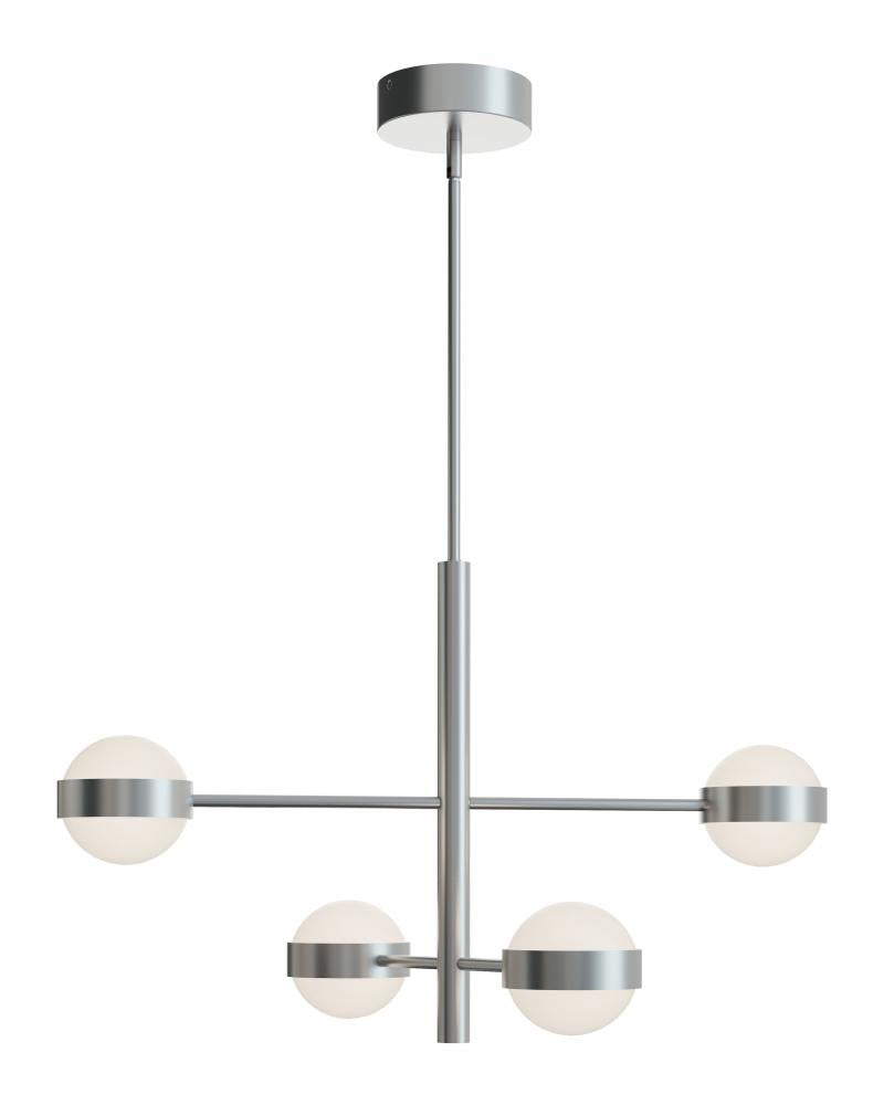 AFX VRNP2X4LAJUDSN Verona 4 Light LED Pendant,120-277V,40W,5 CCT,SN