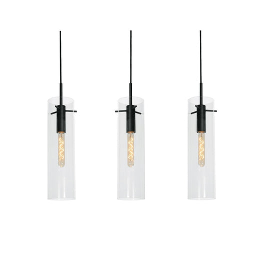 AFX VSAP05MBBKLNR3 Vista 3 Light Linear Pendant,60W,BK