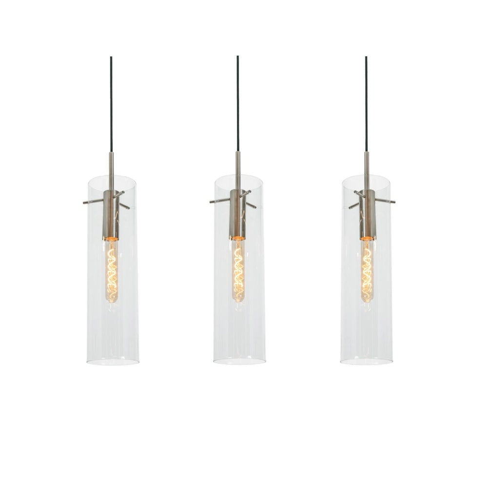 AFX VSAP05MBSNLNR3 Vista 3 Light Linear Pendant,60W,SN