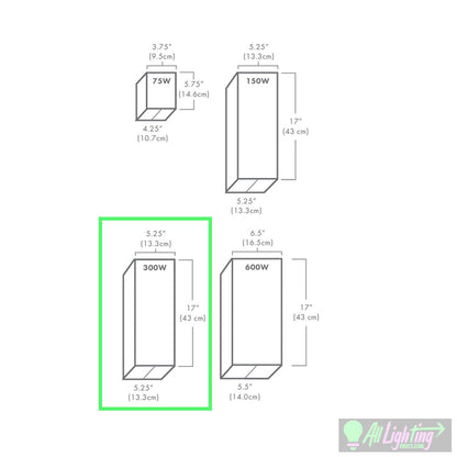 Brilliance XFORMER-300 • 300W Multi-tap, Stainless Steel Transformer